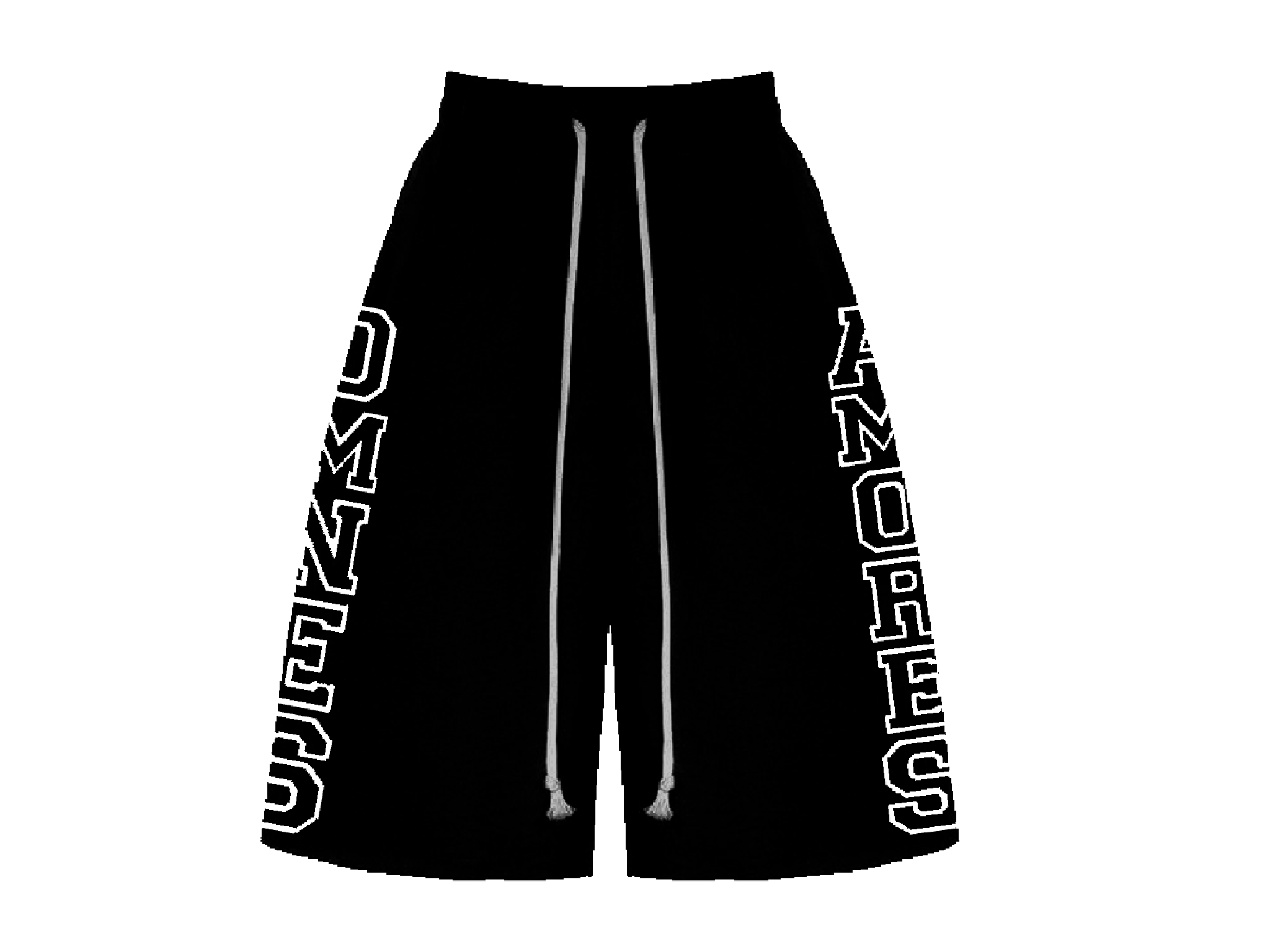 OA Letterman Shorts B&W