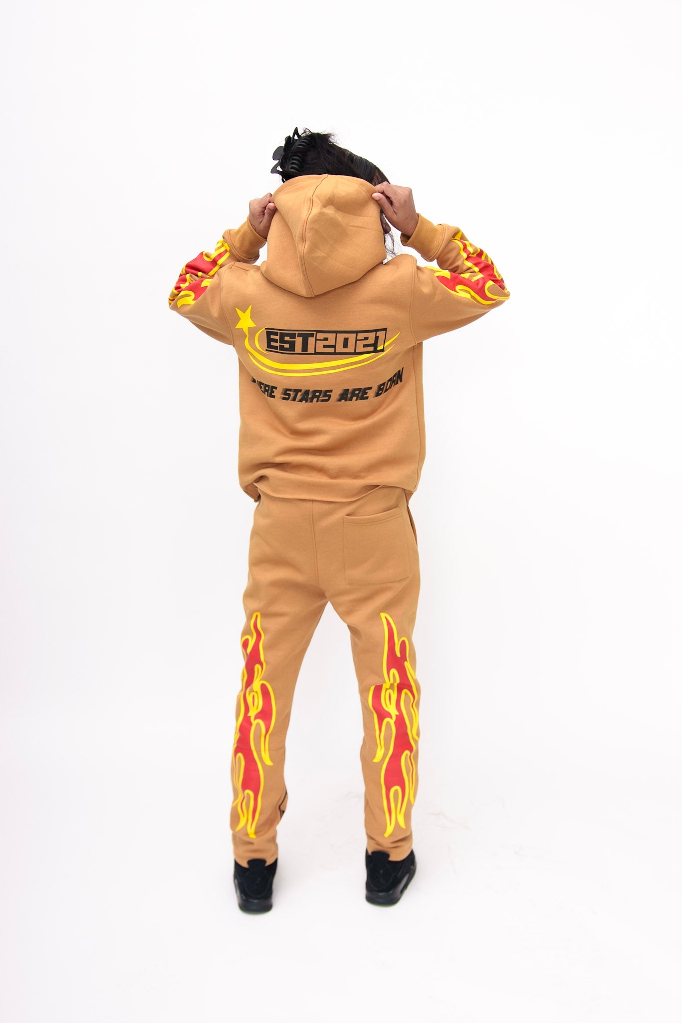 Fashion Academy Tan Sweatsuit