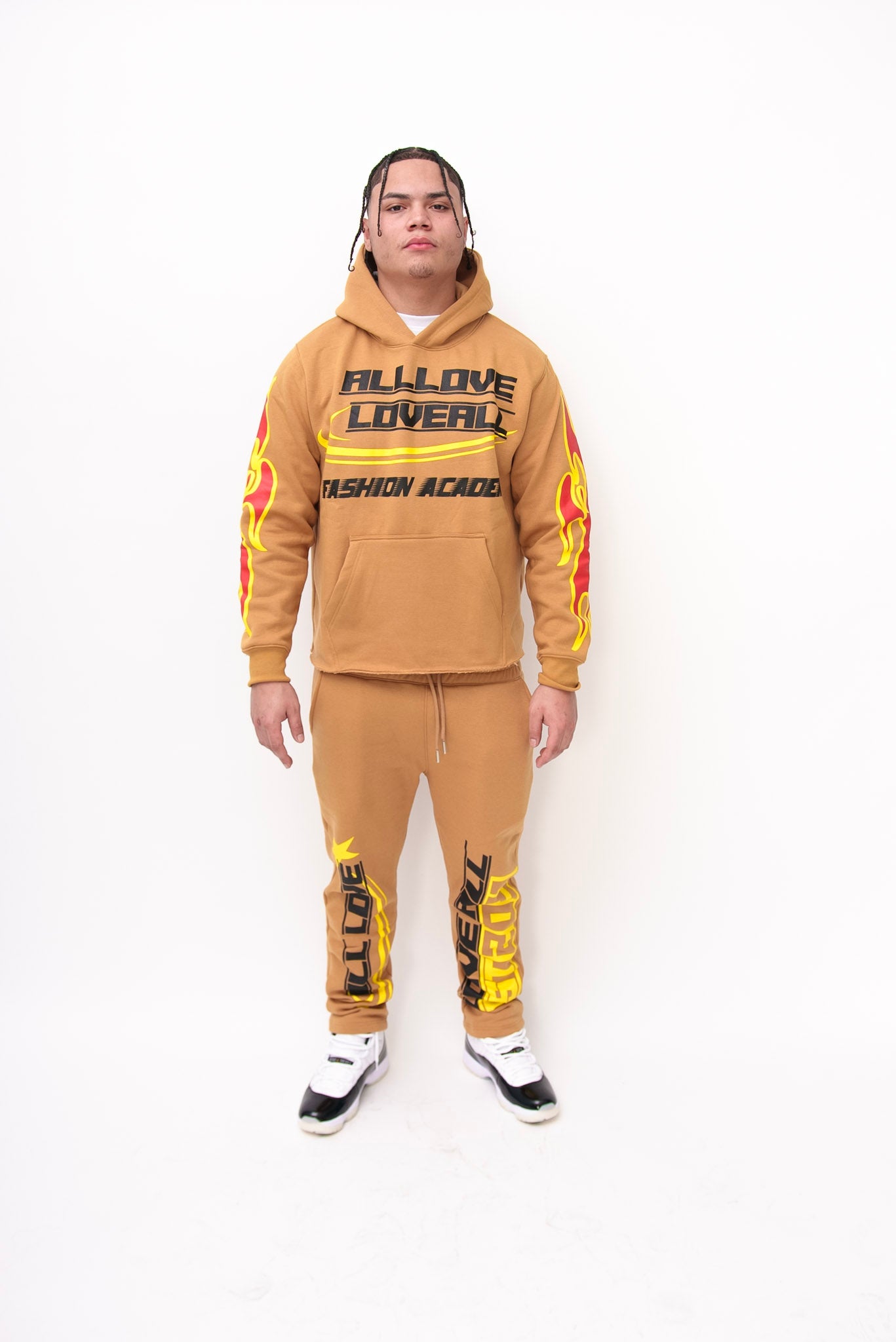 Fashion Academy Tan Sweatsuit