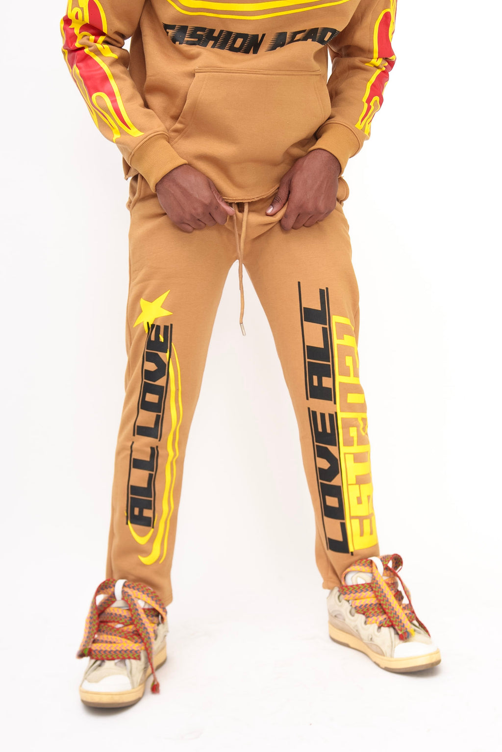 Fashion Academy Tan Sweatpants