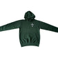 A.L.L.A. Forest Green Cross Hoodie